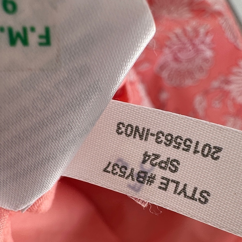 J. Crew Coral Floral Midi Dress - Picture 8 of 8